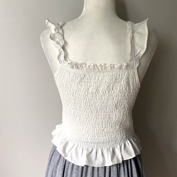 Embroidered Ruffle Top - Picture 6 of 9